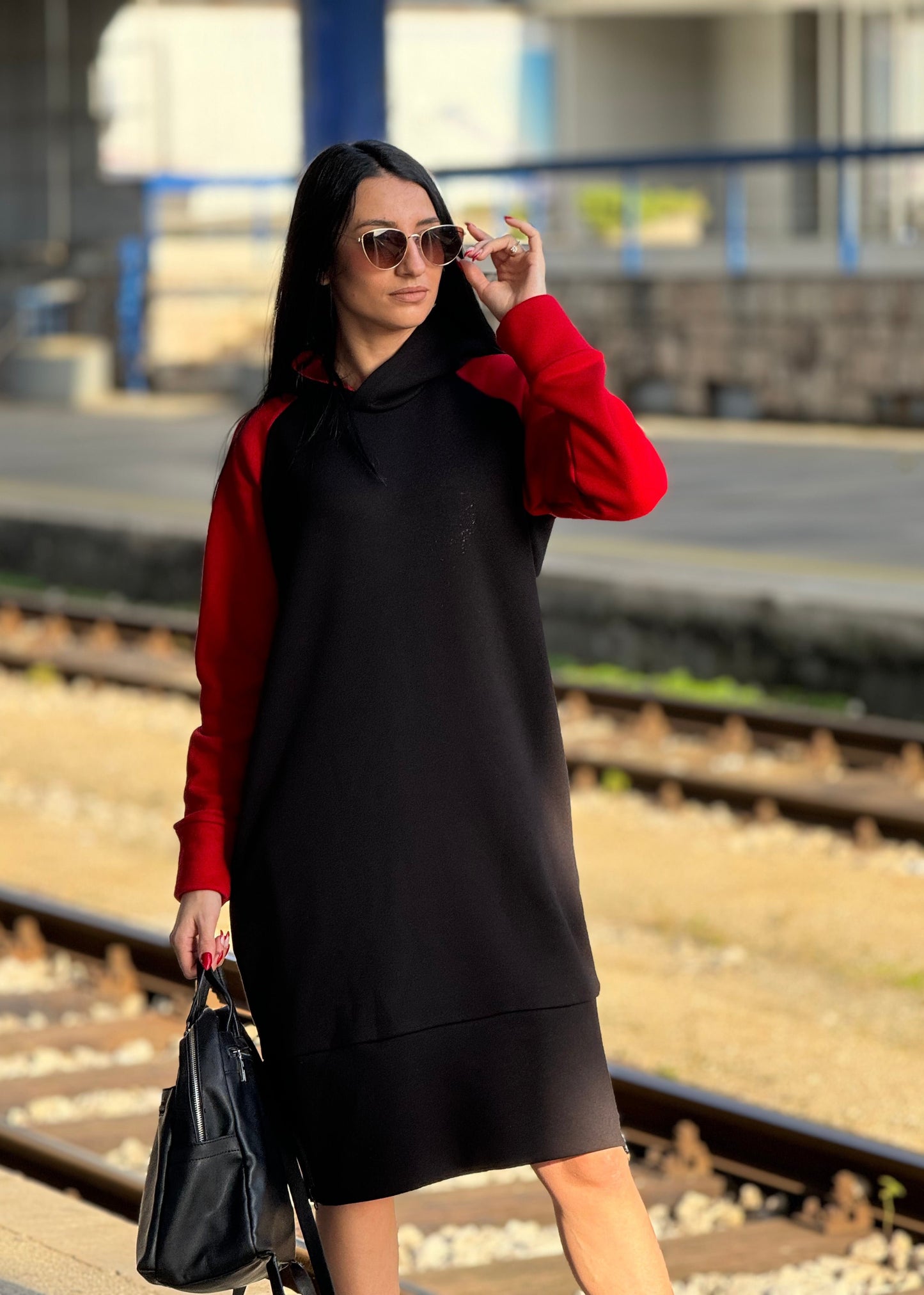 Dress “Jasna” with the zipper