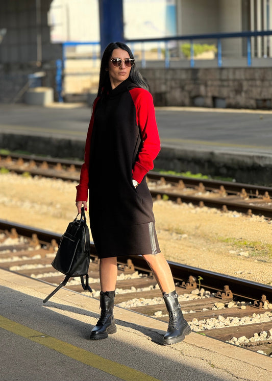 Dress “Jasna” with the zipper