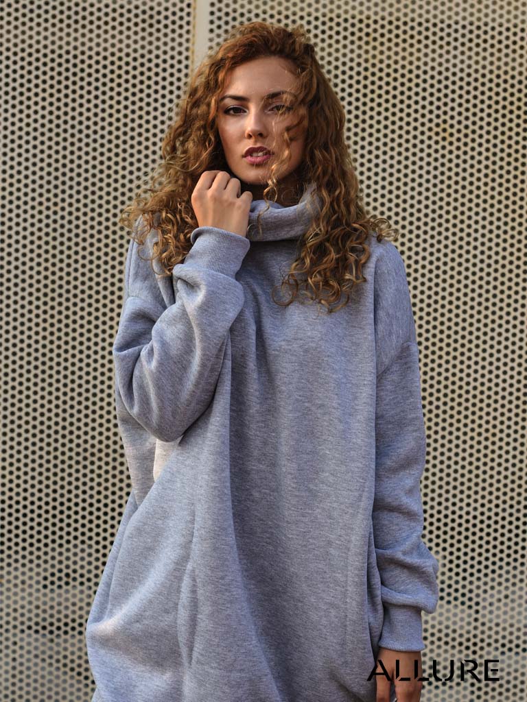 Turtleneck Midi Dress "Jasna"